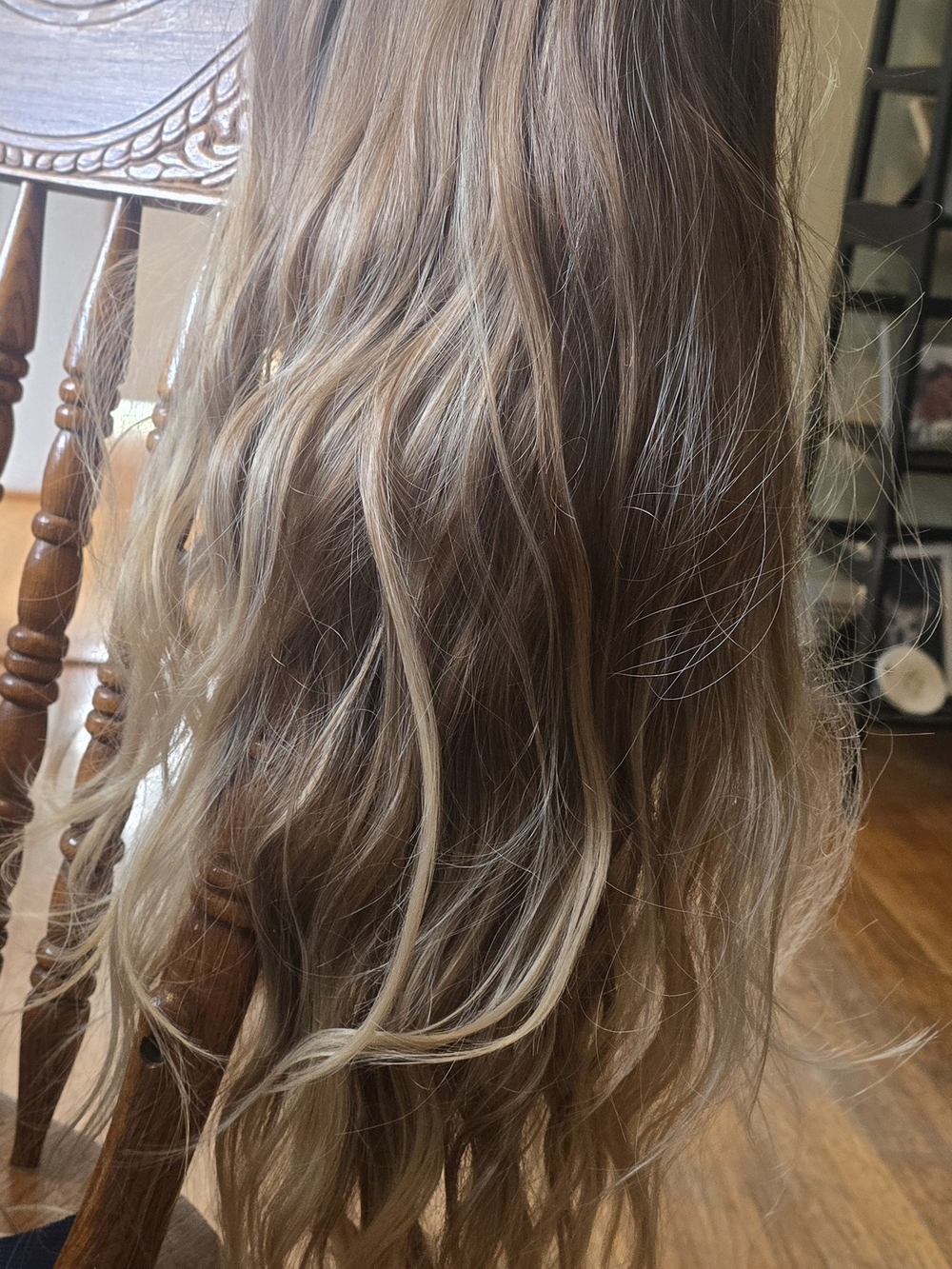 Brown & Blonde Wavy Hair Extension